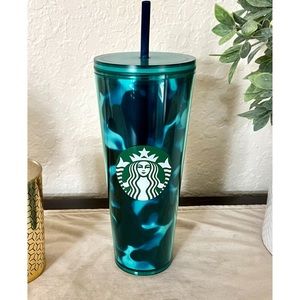 STARBUCKS TEAL TORTOISE Tumbler✨✨✨